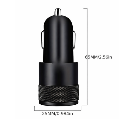 Autolader USB-A & USB-C - Auto oplader USB - USB C autolader 2 poorten - Snellader