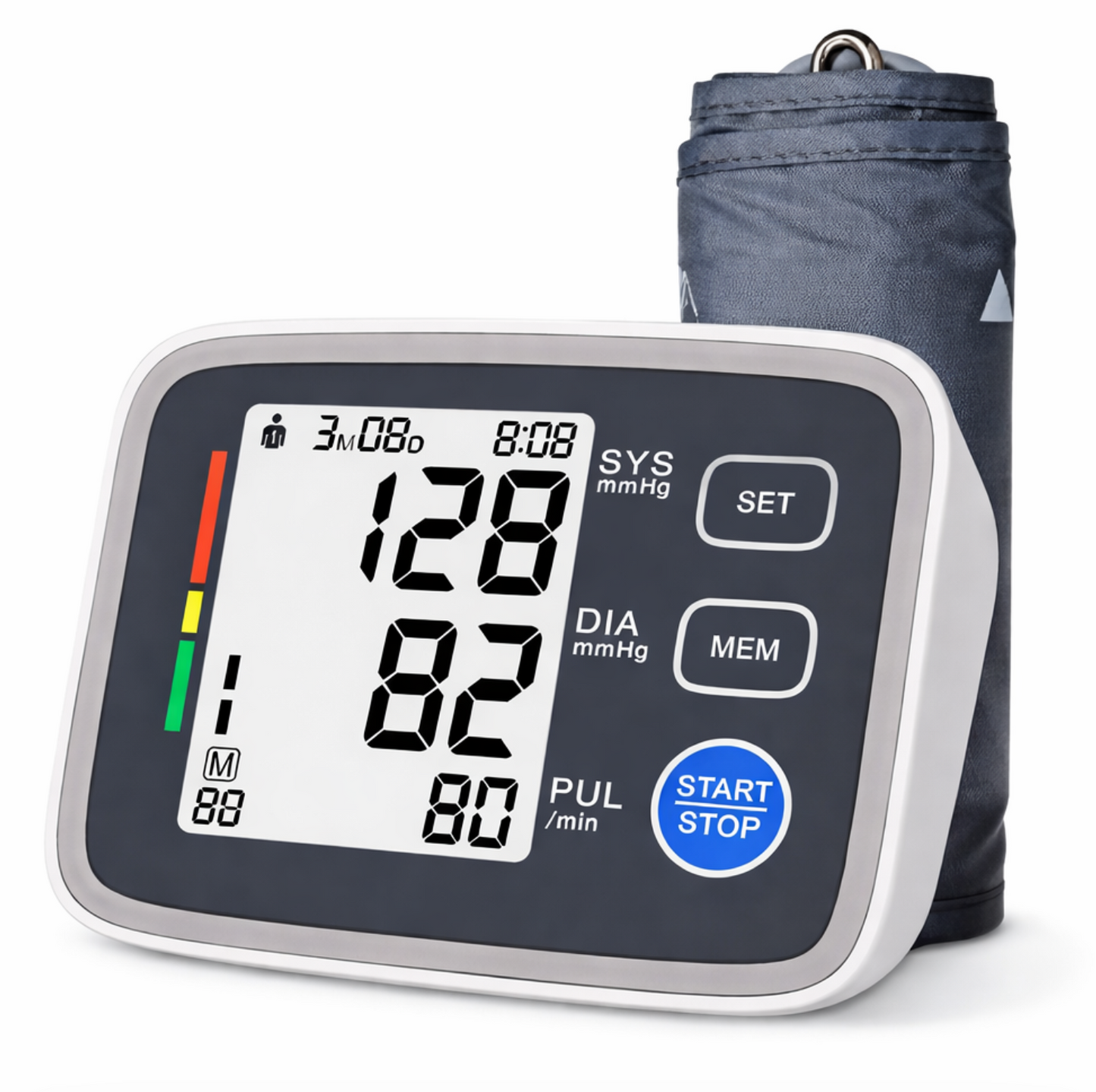 Bloeddrukmeter Bovenarm - Hartslagmeter - Manchet 22 tot 42 cm