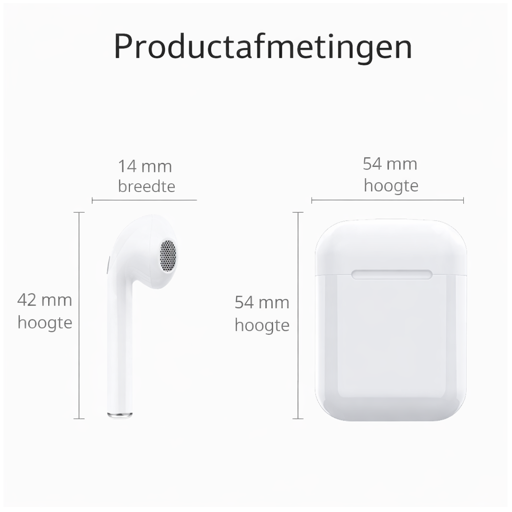 Draadloze Bluetooth Oordopjes - Geschikt voor alle apparaten