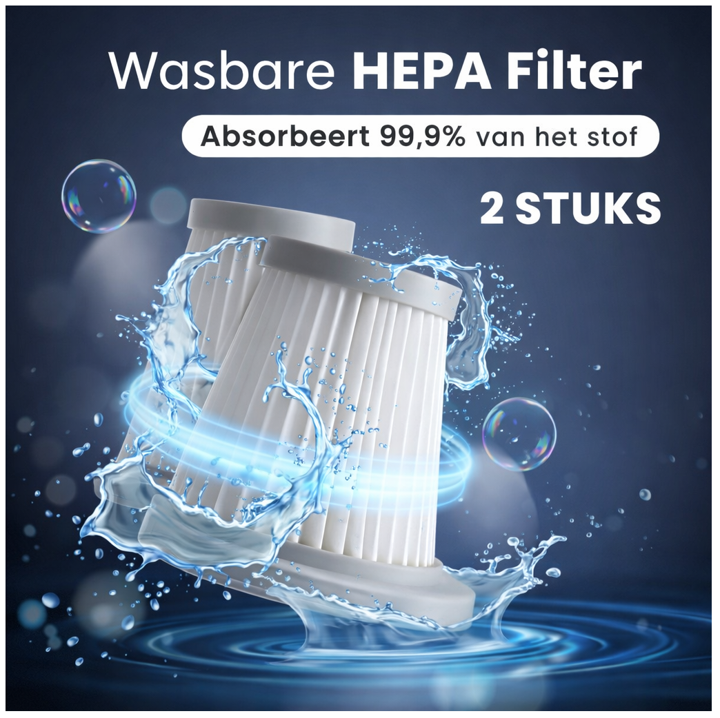 Draadloze auto stofzuiger – Krachtige handstofzuiger voor elk ruimte - USB Oplaadbaar