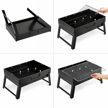 Houtskool Mini Barbecue - Draagbaar houtskool bbq - Tafel Grill