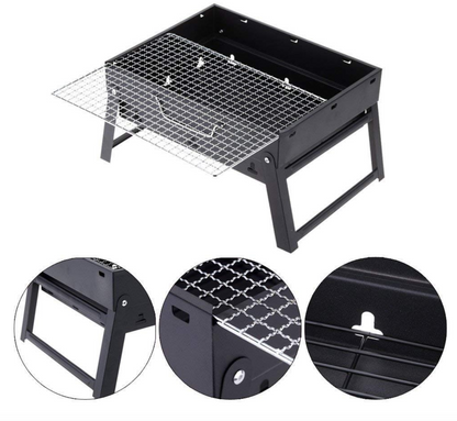 Houtskool Mini Barbecue - Draagbaar houtskool bbq - Tafel Grill
