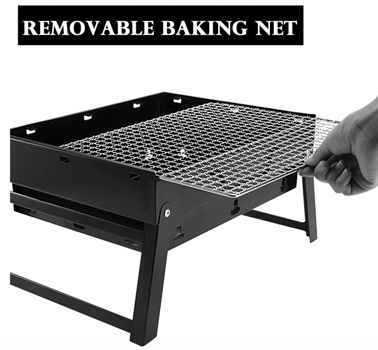 Houtskool Mini Barbecue - Draagbaar houtskool bbq - Tafel Grill
