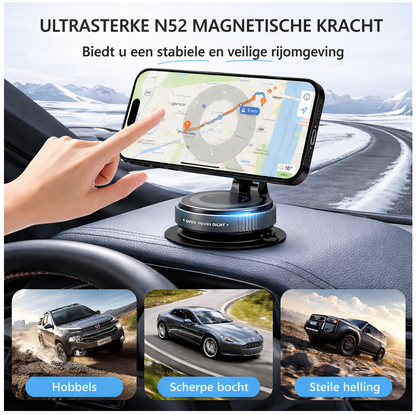 Magnetische Telefoonhouder Auto 360 graden Draaibaar – MagSafe Geschikt