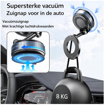 Magnetische Telefoonhouder Auto 360 graden Draaibaar – MagSafe Geschikt