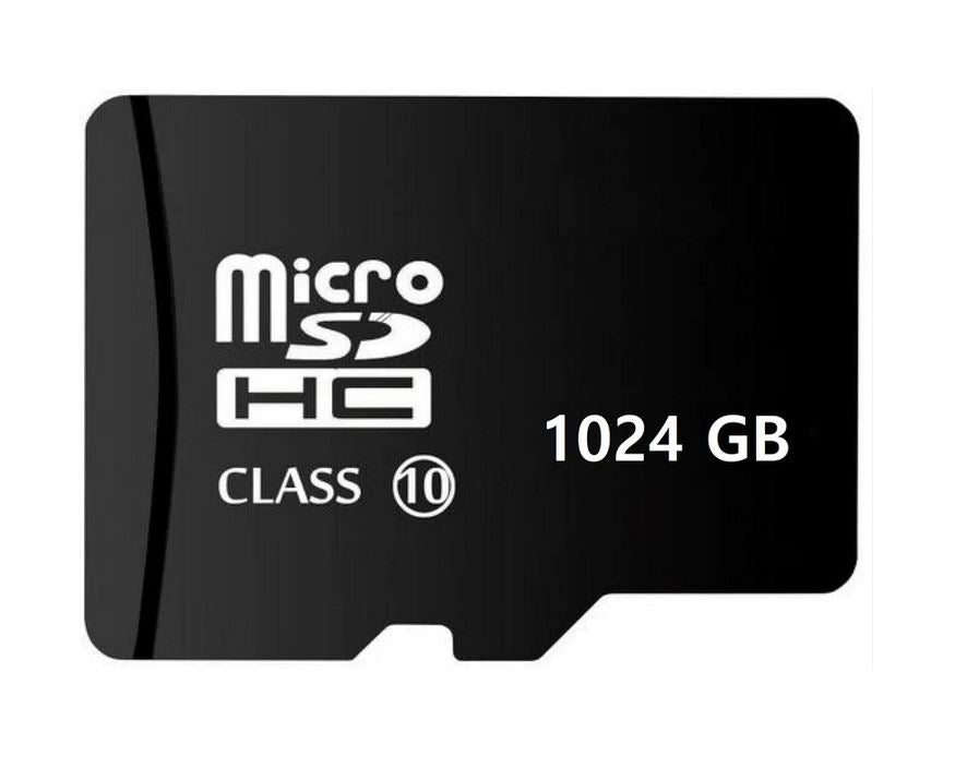 Carte microSD 1024 Go (1 To) Classe 10 + adaptateur SD
