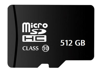 Carte microSD 512 Go Classe 10 + adaptateur SD