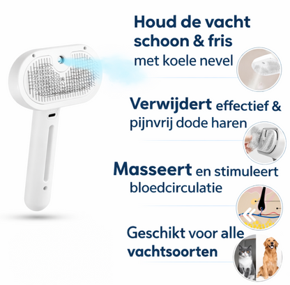 Professionele Honden en Kattenborstel – Verwijdert losse haren en vermindert verharing voor alle vachtsoorten