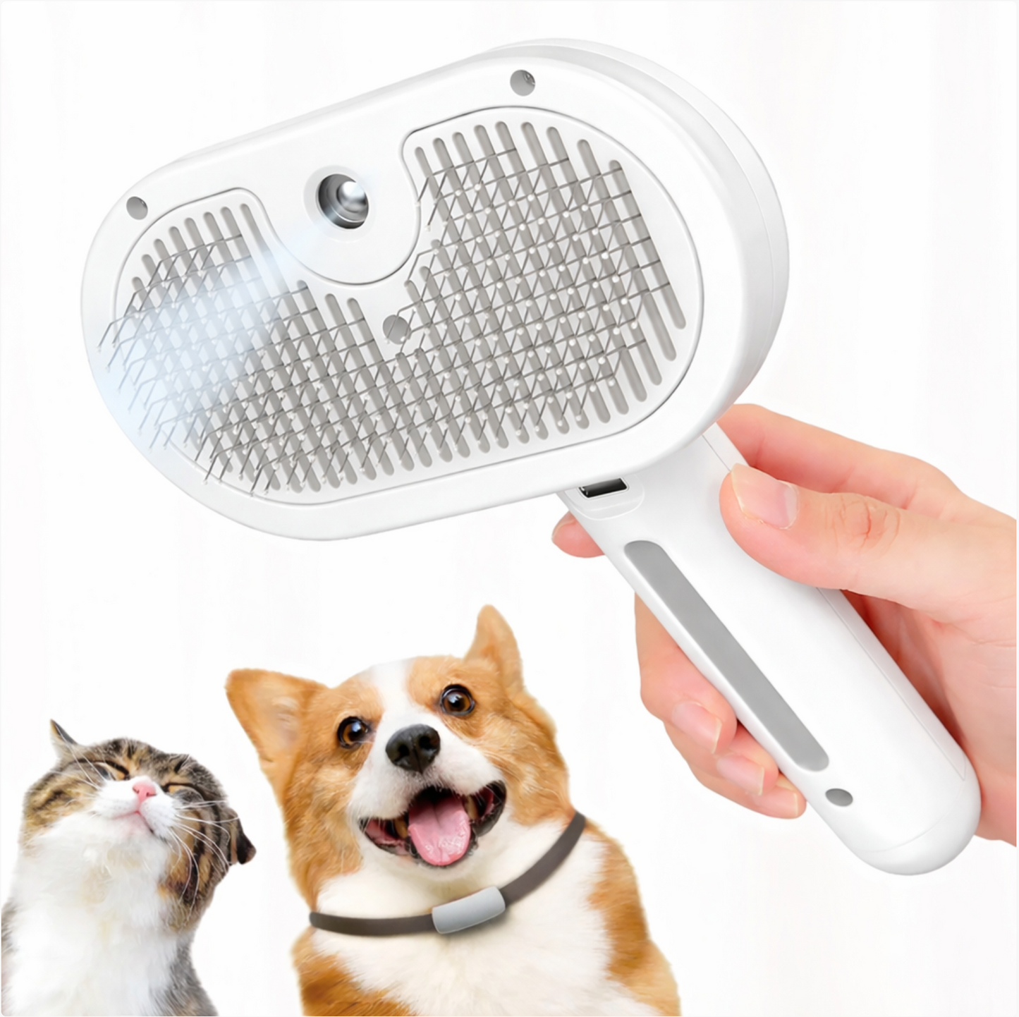 Professionele Honden en Kattenborstel – Verwijdert losse haren en vermindert verharing voor alle vachtsoorten