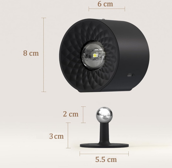 Rixoline Draadloze LED Wandlamp met afstandsbediening – Warm & koud Licht