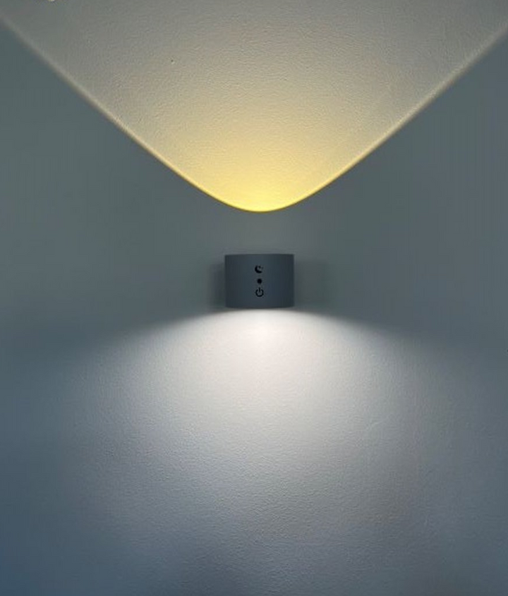 Rixoline Draadloze LED Wandlamp met afstandsbediening – Warm & koud Licht