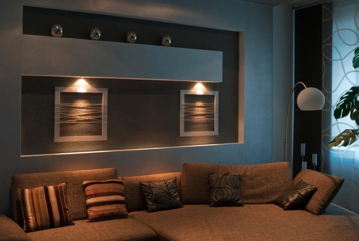 Rixoline Draadloze LED Wandlamp met afstandsbediening – Warm & koud Licht