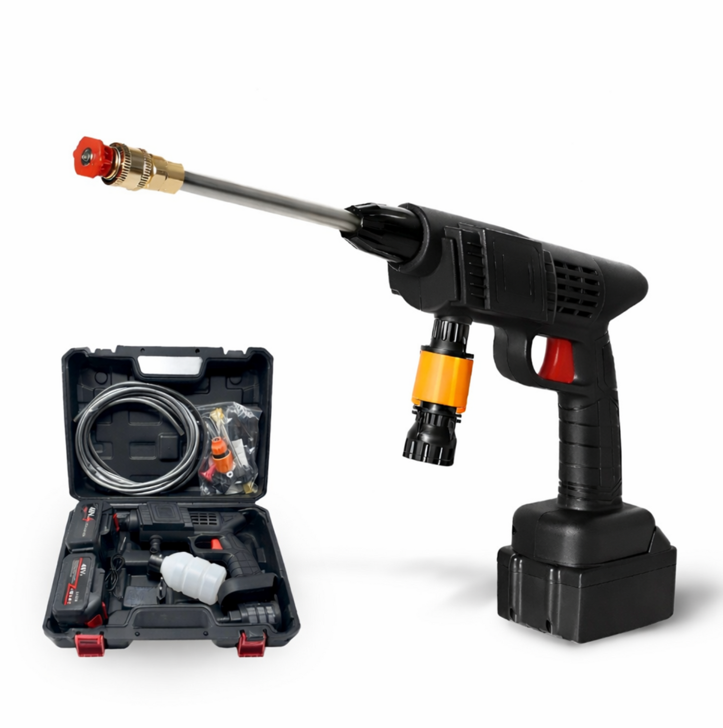 Rixoline™ Accu Hogedrukreiniger Draadloos 300W - 48 Volt - 30 BAR