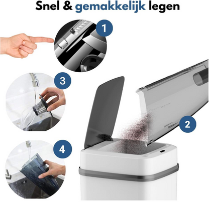 Rixoline™ Kruimelzuiger Draadloos - Handstofzuiger - Incl. opzetstukken