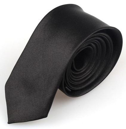 Cravate étroite pour homme