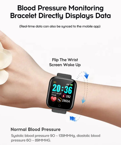 Smartwatch met Bluetooth - Hartslagmeter - Activity tracker - Waterbestendig