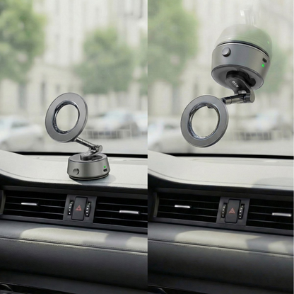 Telefoonhouder auto met zuignap en magnetische houder 360° draaibaar - Geschikt voor MagSafe