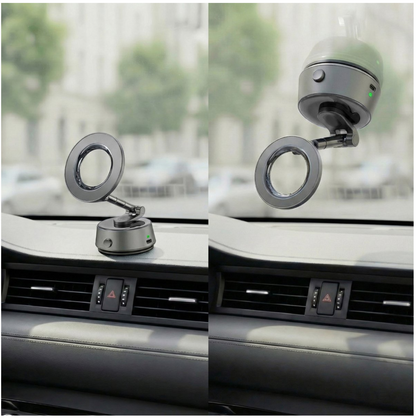 Telefoonhouder auto met zuignap en magnetische houder 360° draaibaar - Geschikt voor MagSafe