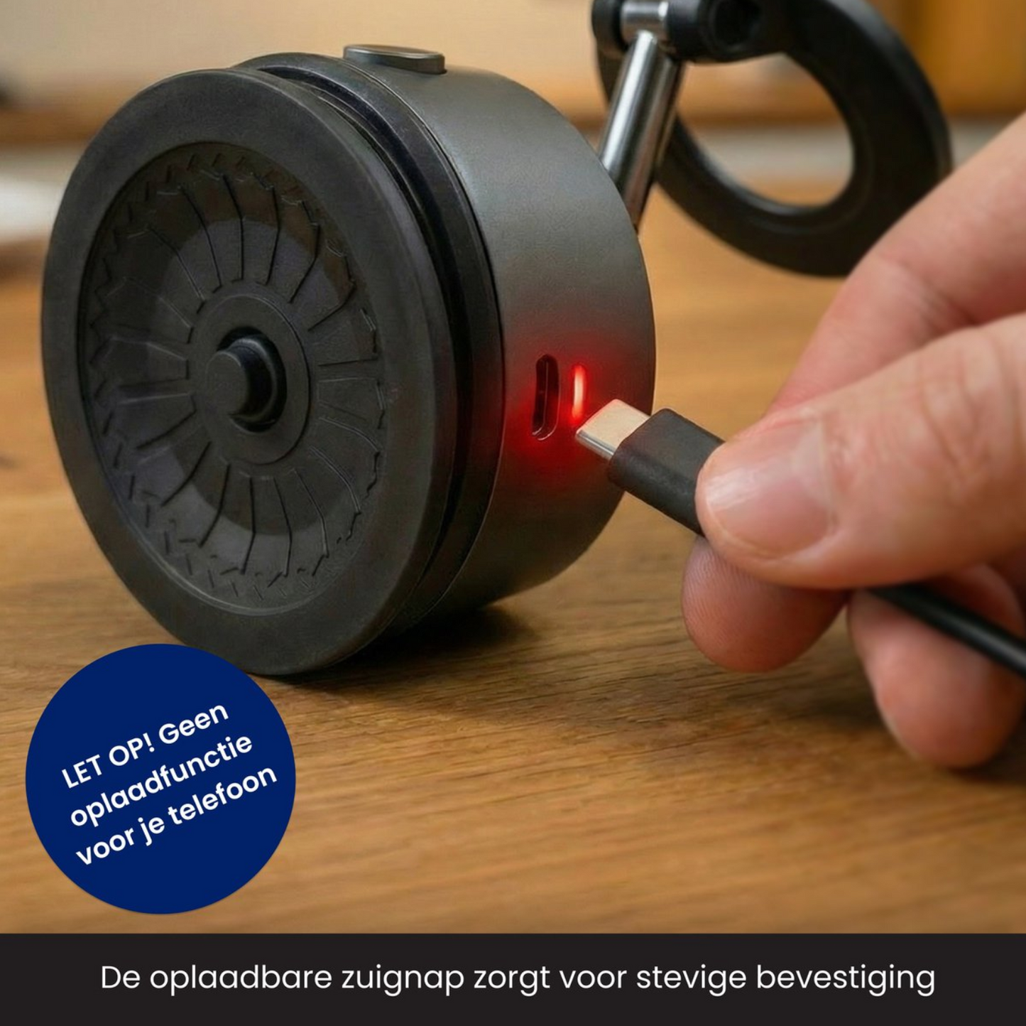 Telefoonhouder auto met zuignap en magnetische houder 360° draaibaar - Geschikt voor MagSafe