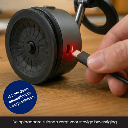Telefoonhouder auto met zuignap en magnetische houder 360° draaibaar - Geschikt voor MagSafe