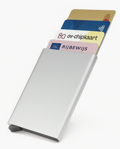 Porte-cartes RFID extensible et fin - Argent