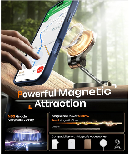 iPhone 17 Pro Hoesje MagSafe schokbestendig met camerabescherming - blauw